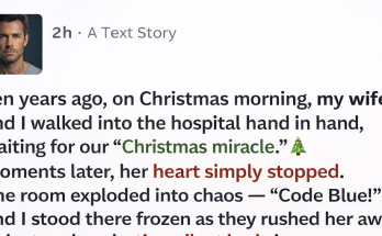 My Wife Died Giving Birth on Christmas Morning—Ten Years Later, a Stranger Knocked and Said, “I’ve Come to Take Liam.”