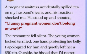 My Husband Mocked a Pregnant Waitress—Then Karma Showed Up at Our House