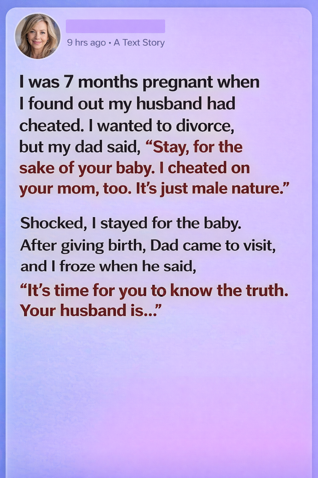 My Husband Cheated While I Was Pregnant—But My Father’s Confession Changed Everything