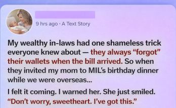 They Thought They’d Humiliate My Mom With the Bill — They Didn’t Expect What She Did Next