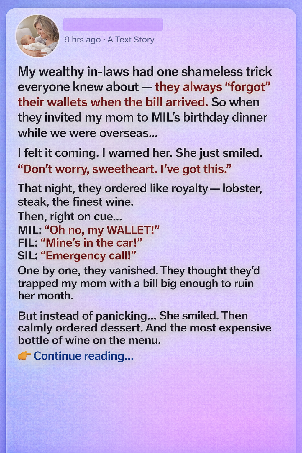 They Thought They’d Humiliate My Mom With the Bill — They Didn’t Expect What She Did Next