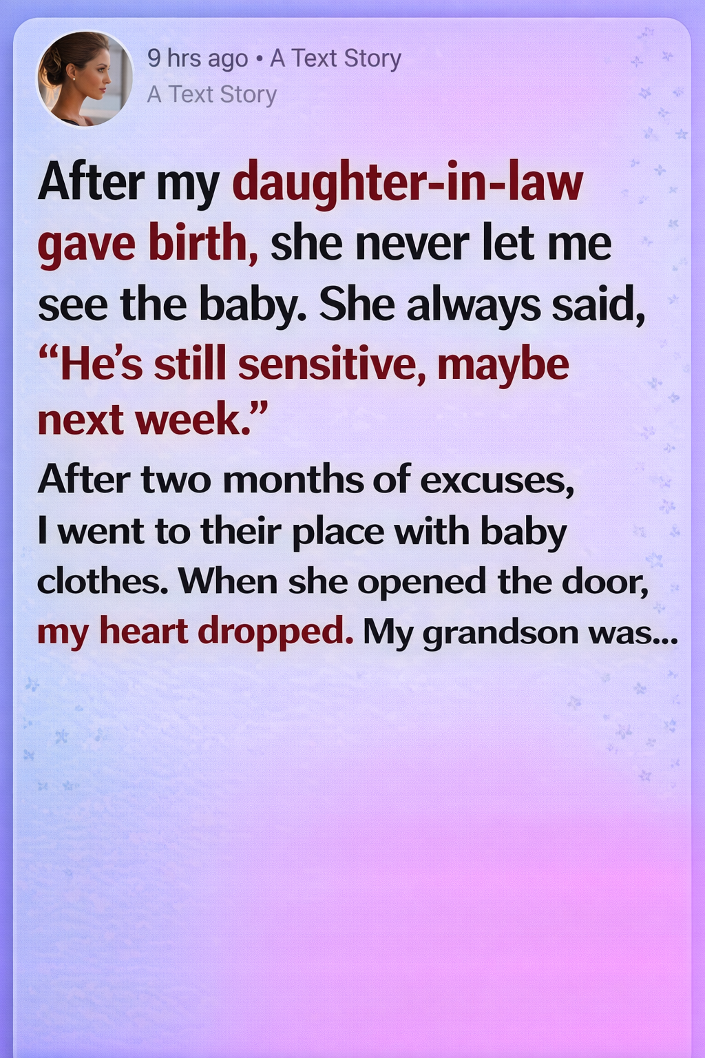 I Waited Patiently to Meet My Grandson, Until One Visit Changed Everything Forever
