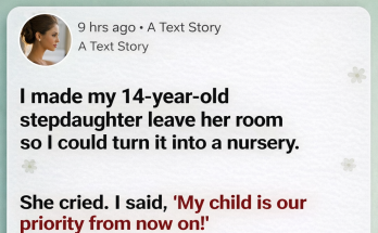 I Took My Stepdaughter’s Bedroom for My Baby—Then Two Days Later, I Found the Folder That Shattered Me