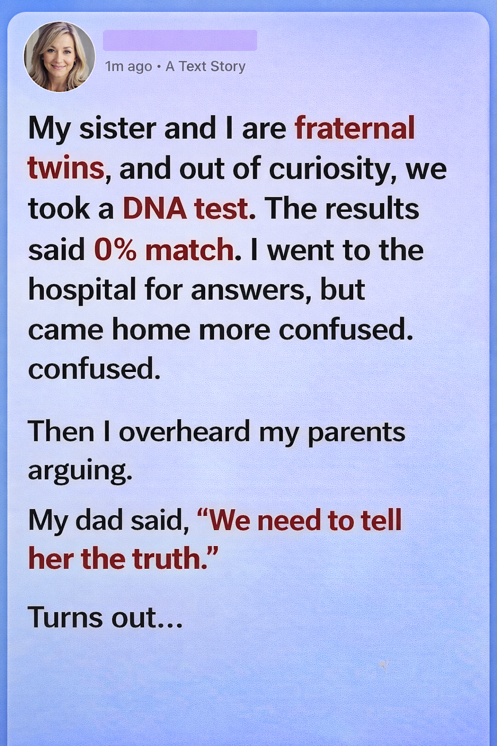 A Simple DNA Test Uncovered the Secret My Parents Had Kept Since the Day We Were Born 