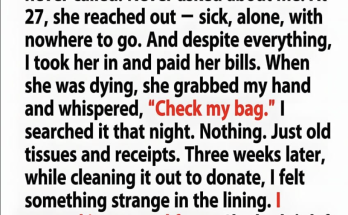 She Abandoned Me at 10—Then Came Back Dying and Whispered: “Check My Bag”