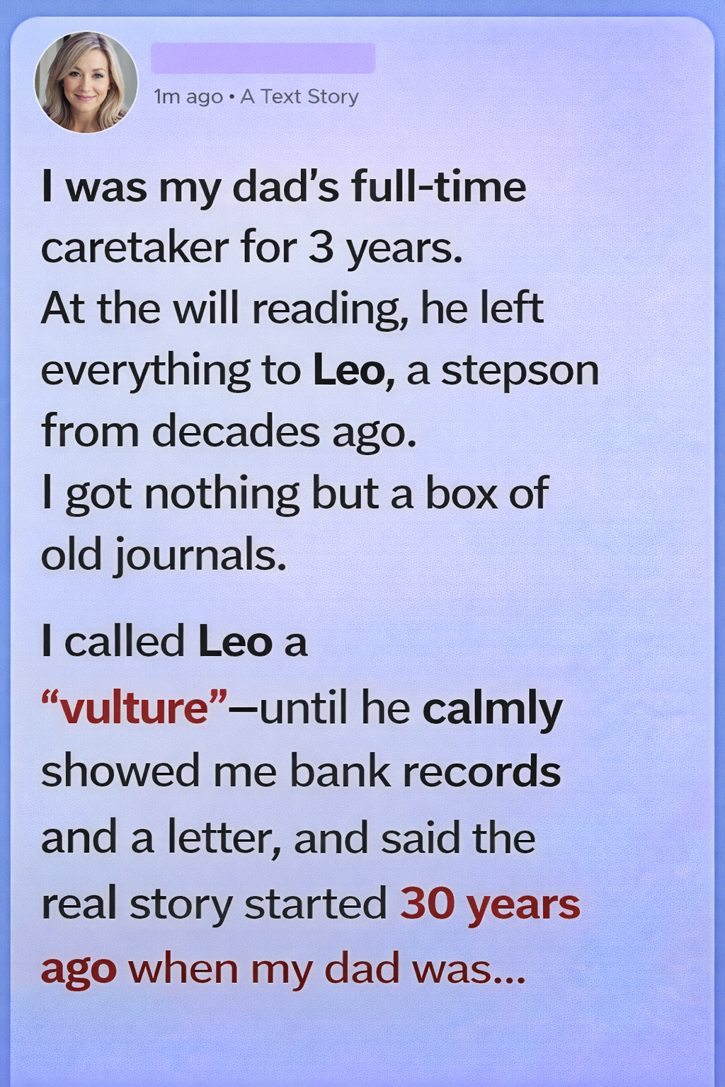 I Called My Stepfather’s Son a Vulture—Until I Learned the Truth About My Dad